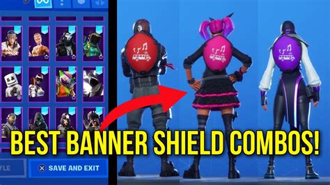 New Fortnite Banner Shield Showcased With The Best Skins Best Combos