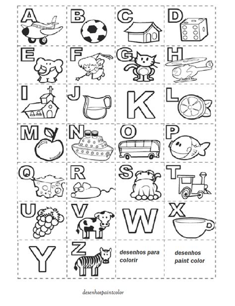 Alfabeto Infantil Para Imprimir