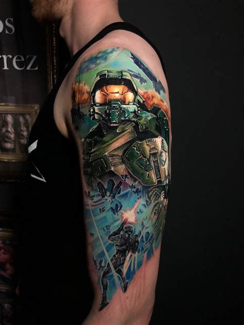 Halo Tattoo By Roman Limited Availability At Redemption Tattoo Studio