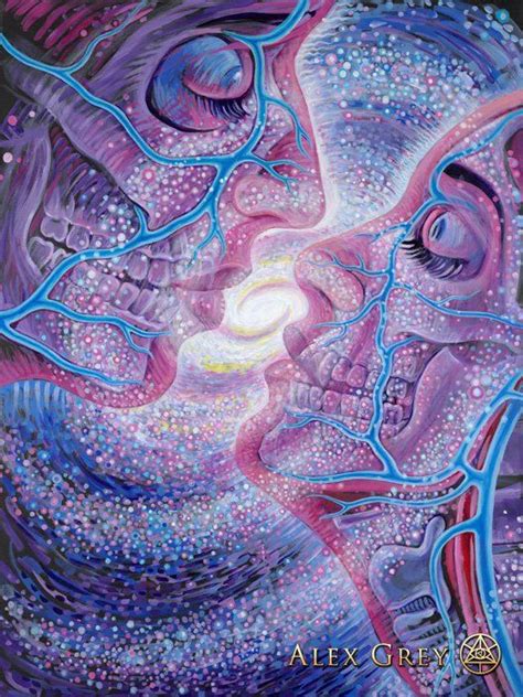 Cosmic Lovers Alex Gray Art Visionary Art Spiritual Art