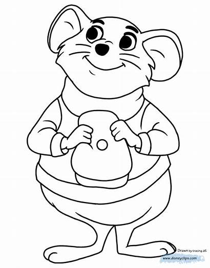 Rescuers Coloring Pages Disney Bernard Bianca Down