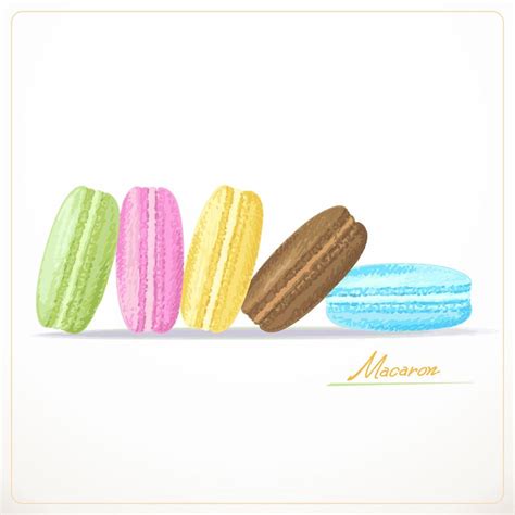 Colorful French Macarons 1211980 Vector Art At Vecteezy