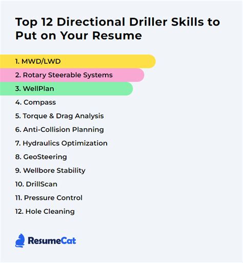 Top Directional Driller Skills To Put On Your Resume