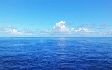 Discover The Wonders Of The Ocean With Ocean Background Sky And Escape