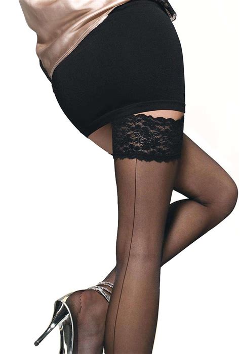 Sheer Back Seam Stockings With Cuban Heel Matilde Gatta Wear