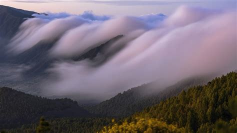 Cloud Waterfall La Palma Canary Islands Rmostbeautiful