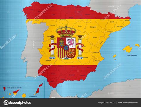 Mapa De Espana Foto