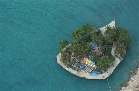 The Island Built On Recycled Plastic Bottles