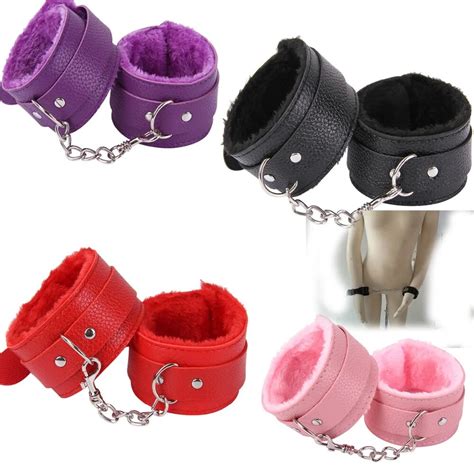 sex toys for couples pu sm leather sexy lingerie bondage hand cuffs footcuff whip rope blindfold