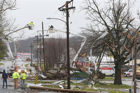 Tornado Demolishes Springdale Elementary School Gym High Winds Rip