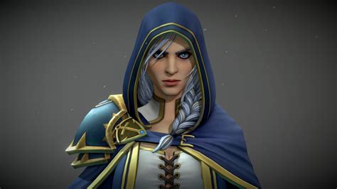 Jaina Proudmoore Warbringers 3d Model By Valerio Korax [6e33ecc] Sketchfab