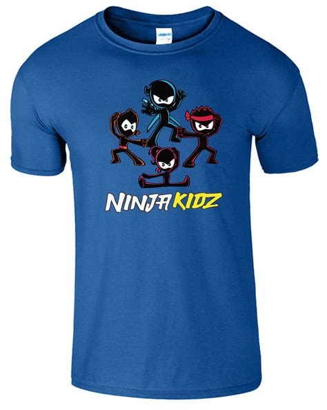 2021 New Ninja Kidz Tv Gaming Kids T Shirt Boys Girls Inspired Etsy