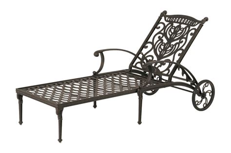 Beautiful Wrought Iron Chaise Lounge Hanamint Outdoor Furniture Grand