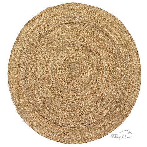 Sisal Rug ~ Large Round Townsville Weddings And Events