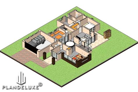 434sqm 4 Bedroom Modern House Plan Home Designs Plandeluxe