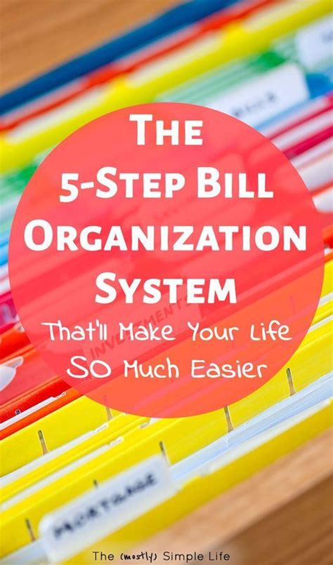 How To Organize Paying Bills Our Simple System Bill Organization