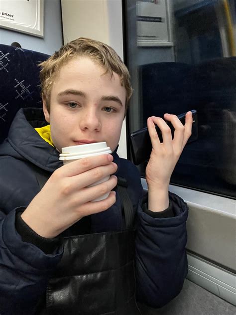 New Struan School On Twitter Christopher Enjoying A Warm Drink On The