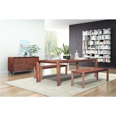 Cool contemporary furniture at great prices. ZUO Perth Chestnut Extendable Dining Table-100588 - The ...
