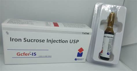 Iron Sucrose Injectiongcfer Isiron Sucrose Dosage Guide With