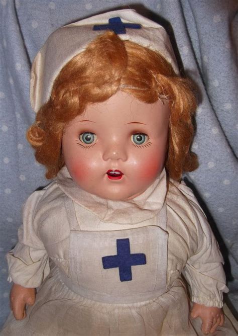 Large Factory Orig Nurse Composition Mama Doll Dolls Nurse Vintage Nurse