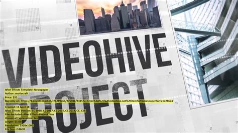 Newspaper | After Effects Template | VideoHive 21728674 - YouTube