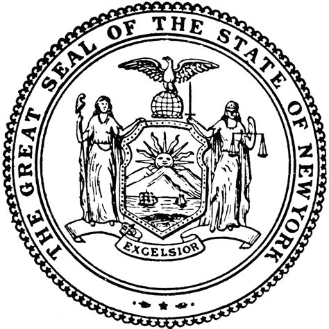 Printable New York State Seal Printable Word Searches