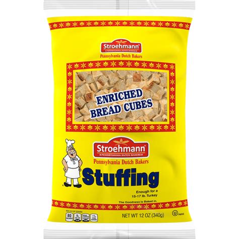 Stroehmann Enriched Bread Cubes Stuffing 12 Oz Bag Potatoes And Stuffing Brooklyn Harvest Markets