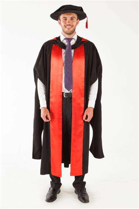 Qut Doctor Graduation Gown Set Phd Graduation Gown Gowns Shop Red