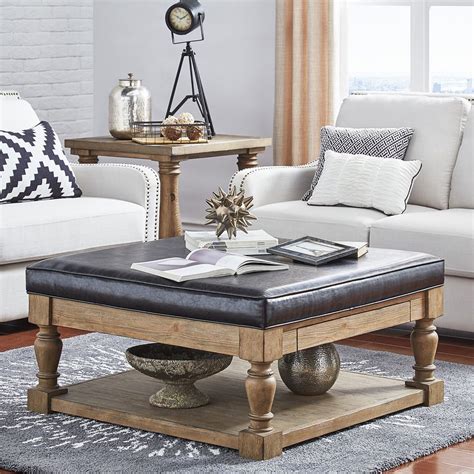 5 out of 5 stars (2,666) $ 274.95 free shipping bestseller. HomeVance Tufted Upholstered Coffee Table, Brown | Coffee ...