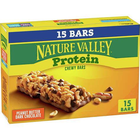 Nature Valley Protein Granola Bars Peanut Butter Dark Chocolate 15 Ct