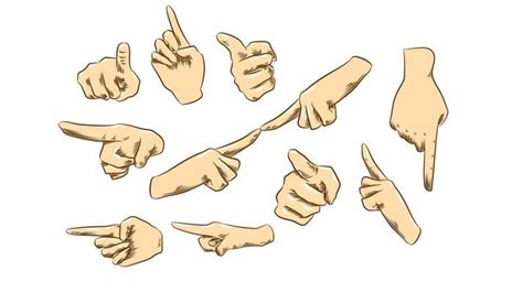 Pointing Hand Vector Art Icons And Graphics For Free Download
