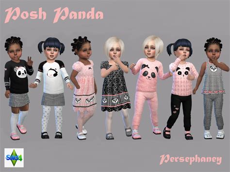 Persephaney “ Pandas A Set For Your Toddlers Sims 4 Children Sims