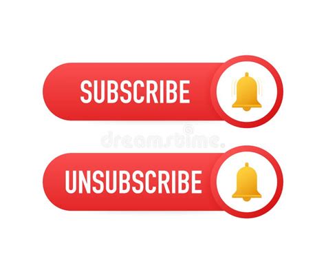 Subscribe Button Template With The Notification Bell News Subscribe