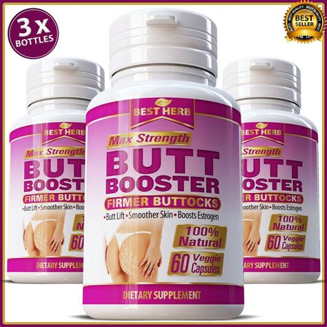 Butt Booster Sexy Booty Pills Firmer Bigger Buttocks Rounder Etsy