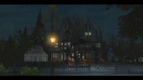 The Sims 4 Haunted House House Cc Youtube