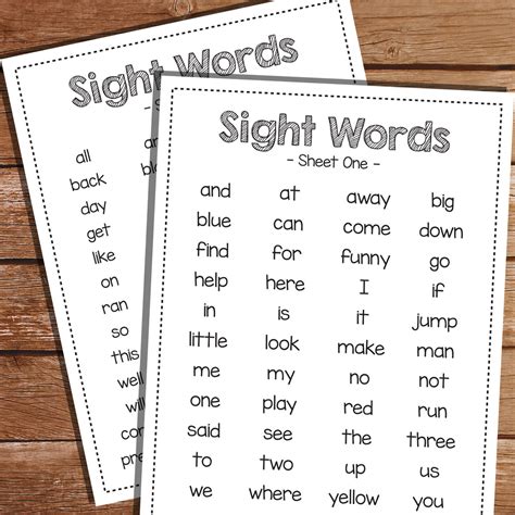 Reading Sight Words Posters Reading Sight Words Flash Cards Writin