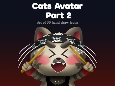 Cats Avatar Part 2 2d アイコン Unity Asset Store