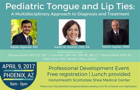 Pediatric Tongue And Lip Ties A Multidisciplinary Approach To