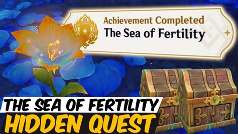 The Sea Of Fertility Hidden Achievement And Quest Genshin Impact 36