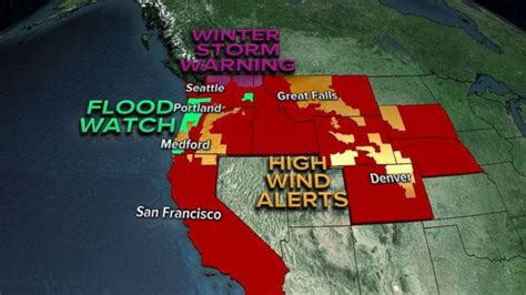 Major Storms Bearing Down On Pacific Northwest California Abc News