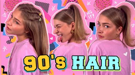 90s Inspired Hairstyles Quick And Easy Youtube