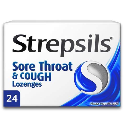 Please note that you must be in to sign for this delivery. Strepsils Sore Throat & Cough Lozenges | Ocado