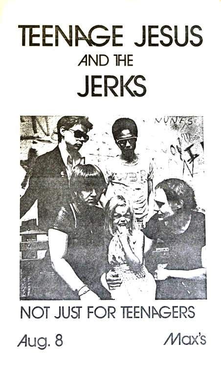 Teenage Jesus And The Jerks Rock Poster Art Punk Poster Rock Posters