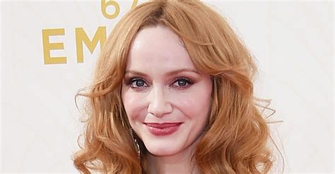 christina hendricks steps out in a metallic gown at 2015 emmys huffpost