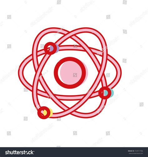 Physics Orbit Atom Chemistry Education Stock Vector Royalty Free