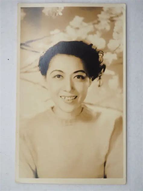 vintage portraits bromide 1940s 50s japanese actress yuri akebono ey5383 7 77 picclick