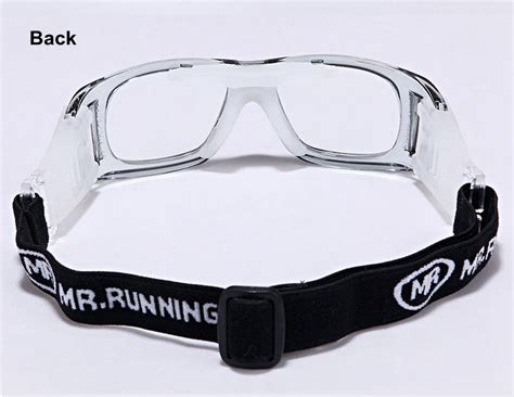 Wrap Around Basketball Sport Goggles For Men Clear Pc Lens Eye