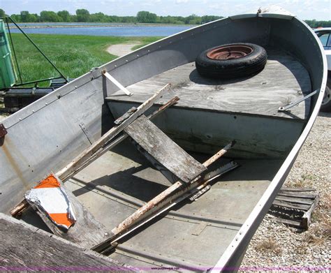 14 Rich Line Aluminum V Bottom Boat In Osage City Ks Item 2200 Sold