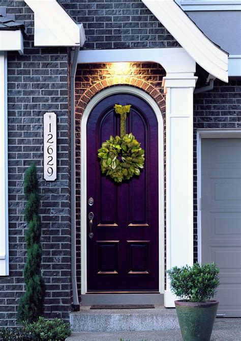 Front Door Colors For Red Brick Houses Photos Cantik