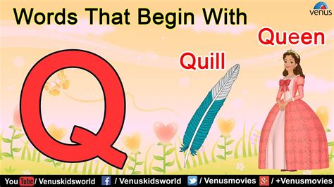This isn't an exhaustive list, but we'll add. Words That Begin With 'Q' - YouTube